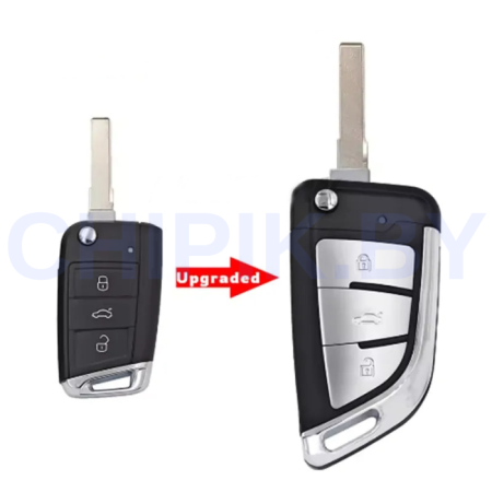 Ключ Фольксваген Гольф, Джетта выкидной корпус под переделку