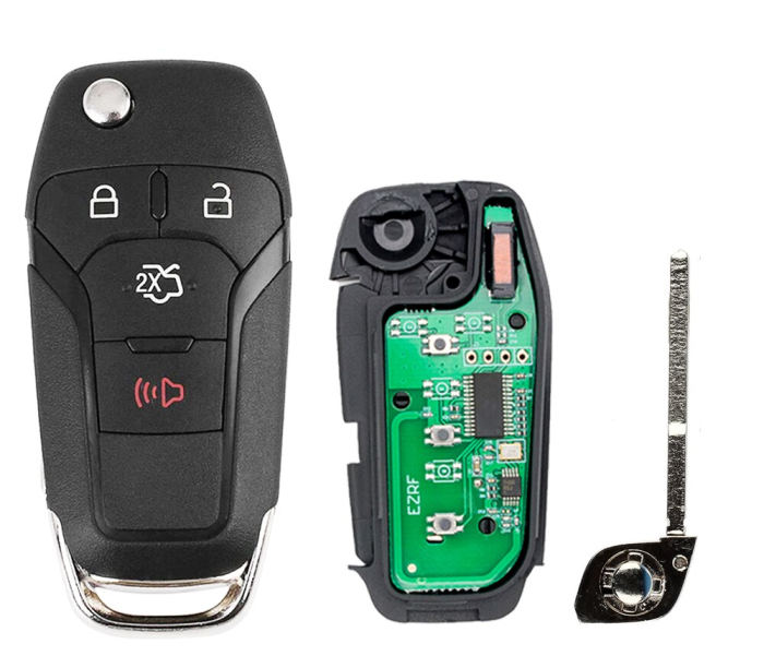 Ключ Форд Рейнджер, F150, F250, F350 выкидной ключ с платой