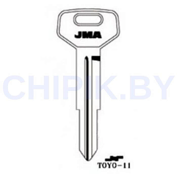 Заготовка авто ключа Тойота TOYO-11 TOY31 TY54 TY41 Европа металл