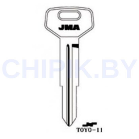 Заготовка авто ключа Тойота TOYO-11 TOY31 TY54 TY41 Европа металл