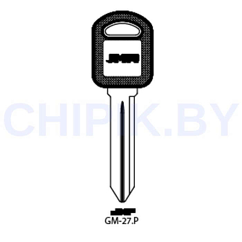 Заготовка авто ключа Бьюик, GMC GM-27.P Европа под чип