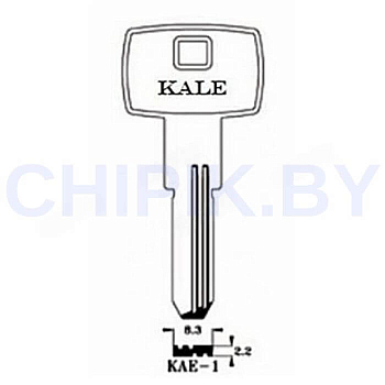 Заготовка ключа KALE KAE-14 KLE11 KAE-1 KLE1 KAL3 бронь Заготовка ключа KALE KAE-14 KLE11 KAE-1 KLE1 KAL3 бронь