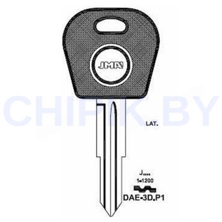 Заготовка авто ключа Дэу DAE-3D.P1 DWO4RTE DW2RP Европа под чип Заготовка авто ключа Дэу DAE-3D.P1 DWO4RTE DW2RP Европа под чип