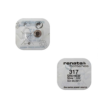 Батарейка 317/SR62/SR516 Renata