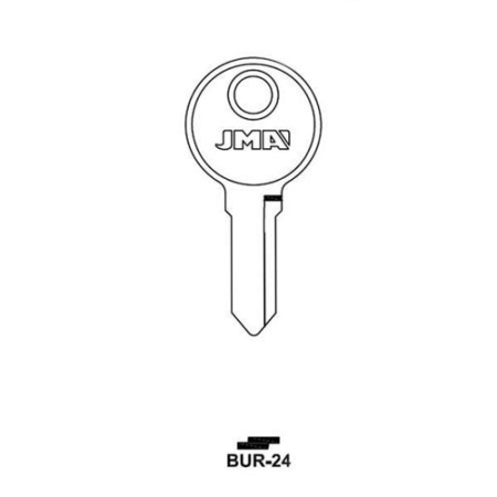 Заготовка ключа BUR-24 BUR31 BG47 BU31 Европа Заготовка ключа BUR-24 BUR31 BG47 BU31 Европа