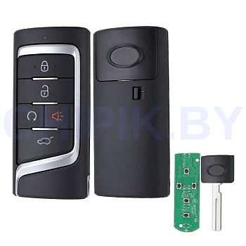Пульт KeyDiy ZB44-5, 5 кнопок, паника