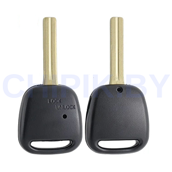 Ключ Тойота Харриер корпус 1 кнопка Ключ Тойота Харриер корпус 1 кнопка
