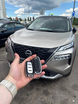 Ниссан Х-Трейл изготовление дубликата чип ключа зажигания