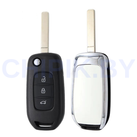 Ключ Рено Каджар, Меган, Дастер, Твинго выкидной корпус