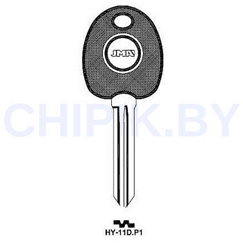 Заготовка авто ключа Киа, Хендай HY-11D.P1 Европа пластик