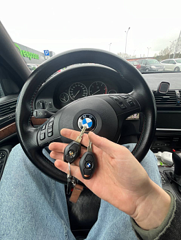 БМВ E39 изготовление дубликата чип ключа зажигания