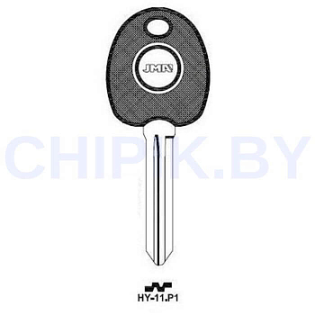Заготовка авто ключа Киа, Хендай HY-11.P1 KIA4P HYN14 Европа под чип