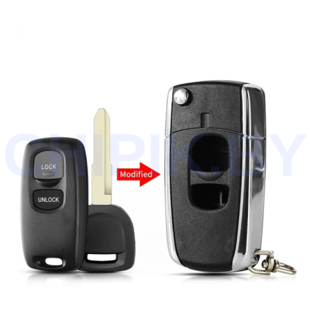 Ключ Мазда 3, 2, 6, 626, RX-8, Демио, МПВ выкидной корпус под переделку