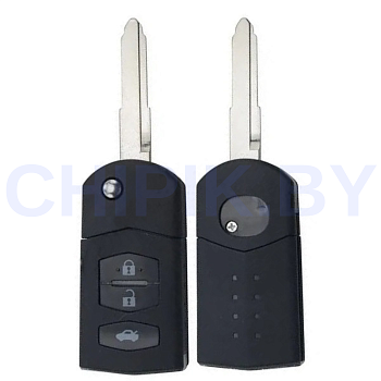 Ключ Мазда 3, 5, 6 выкидной корпус Ключ Мазда 3, 5, 6 выкидной корпус