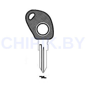 Заготовка авто ключа Фиат, Ивеко FI-11.P GT10P GT10BP GB9RP6 GB9RP11 КНР под чип