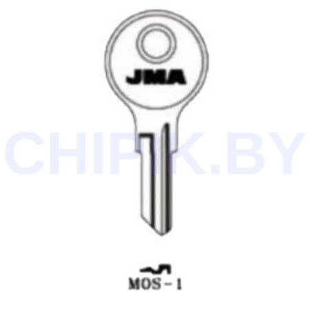 Заготовка авто ключа МАЗ MOS-1 MOS1 MSK10 MOV1 Европа металл