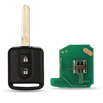 Ключ Ниссан Микра, Ноут, Патрол корпус с платой