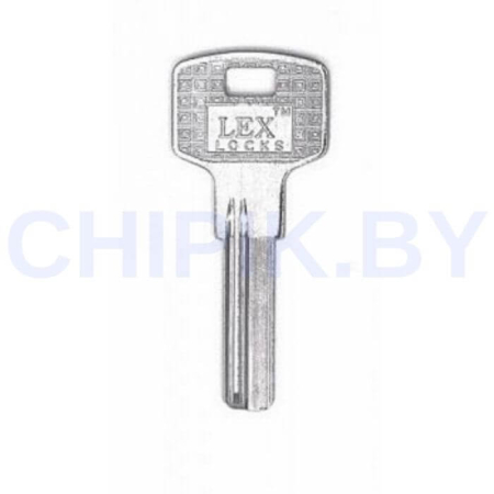 Заготовка ключа LEX 2 паза (28,9-8,7-2,3)