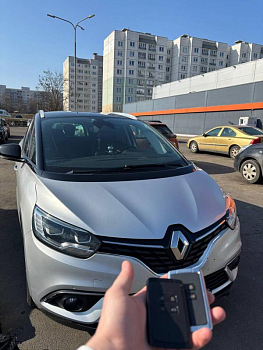 Рено Сценик изготовление дубликата чип ключа зажигания