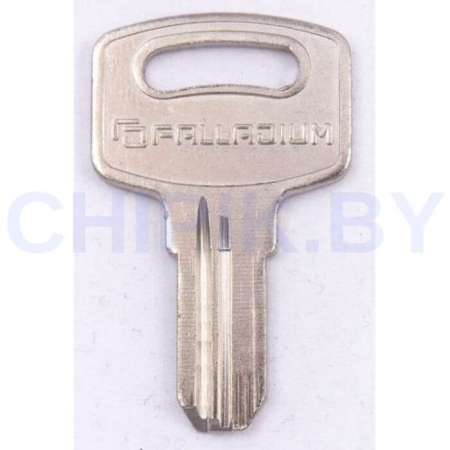 Заготовка ключа Palladium-4 2 паза -17,7-9,1-2,5- КНР