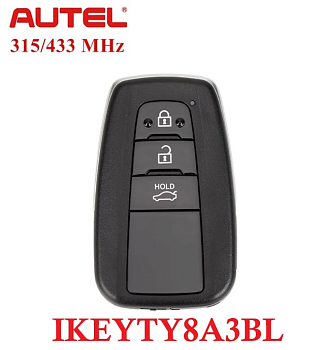 Смарт-ключ AUTEL IKEY TY8A3BL 315/433 MHz для MaxiIM KM100 (IM508 IM608 PRO) Смарт-ключ AUTEL IKEY TY8A3BL 315/433 MHz для MaxiIM KM100 (IM508 IM608 PRO)