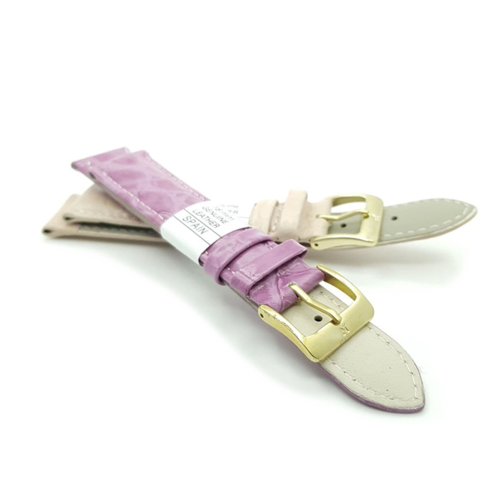 Ремешок искусственная кожа 18 мм,Розовый