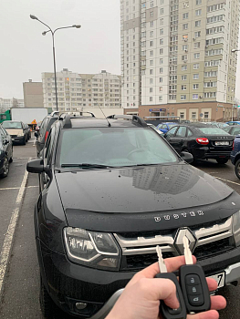 Рено Дастер изготовление дубликата чип ключа зажигания