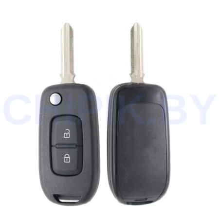 Ключ Рено Каджар, Меган, Дастер, Твинго выкидной корпус HU136