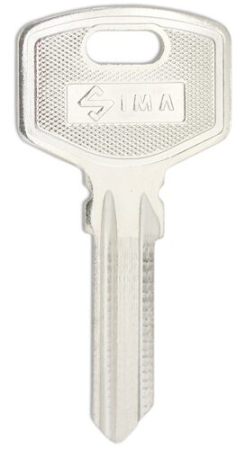 Заготовка ключа MSM-2D MS1 MSM2 КНР