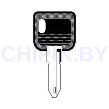 Заготовка ключа Рено, Пежо, Ситроен, ДАФ NE-19.P NE29.P NE55DP NE54BP NN9P NE66P КНР пластик Основной