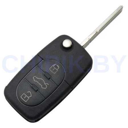 Ключ Ауди  А2, А3, А4, ТТ выкидной корпус Ключ Ауди  А2, А3, А4, ТТ выкидной корпус