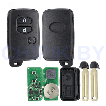 Пульт KEYDIY TIB03-4, 3 кнопки Минивэн, с чипом 8A 4D, для KD-X2, KD MAX, KDX4
