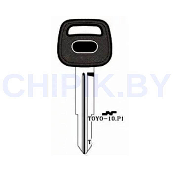 Заготовка авто ключа Тойота TOYO-10.P1 TOY42P TY49P TY42P79 TR12P КНР пластик