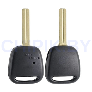 Ключ Тойота Виш корпус 2 кнопка Ключ Тойота Виш корпус 2 кнопка