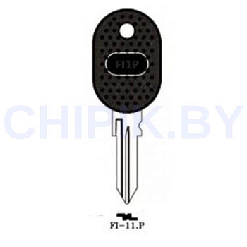 Заготовка авто ключа Фиат, Ивеко FI-11.P GT10P FT1P GB9RP6 FT50P КНР пластик