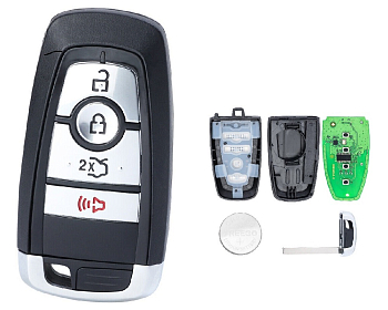 Ключ Форд Эдж, Эксплорер, Фьюжн, Мустанг смарт корпус с платой