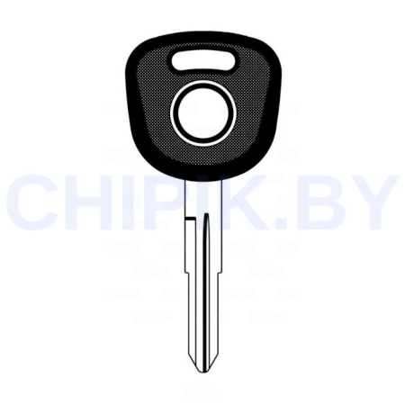 Заготовка авто ключа Киа KI-2D.P KIA3RTE T00KIA3RP КНР под чип