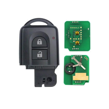 Ключ Ниссан Ноут, Микра, НВ200, Тиида смарт корпус с платой Оригинал