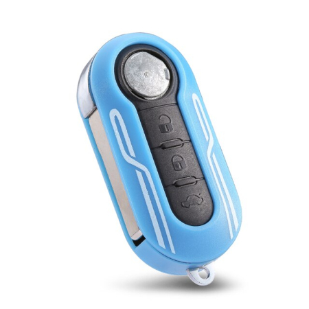 Ключ Фиат Дукато, 500 L, Грант Пунто, Добло выкидной корпус голубой новый