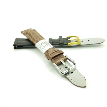 Ремешок искусственная кожа 14 мм, Коричневый