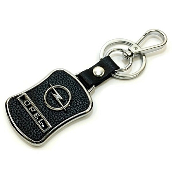 Брелок Опель металл кожа