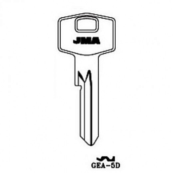 Заготовка ключа GEA-5D GR15 GRA2 GER15 Европа Заготовка ключа GEA-5D GR15 GRA2 GER15 Европа