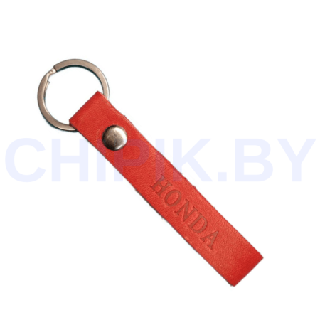 Брелок Хонда кожа Красный