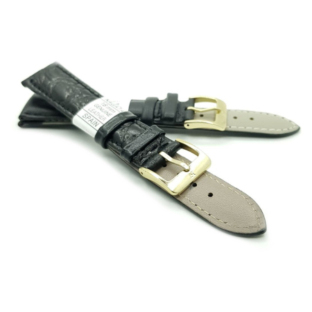 Ремешок искусственная кожа 18 мм, Черный