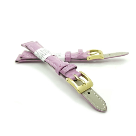 Ремешок искусственная кожа 12 мм, Розовый