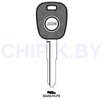 Заготовка авто ключа Сузуки SUZU-14.P2 HU133RTE SZ15P Европа под чип