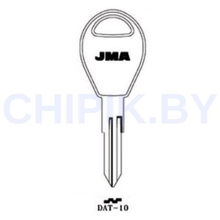 Заготовка авто ключа Ниссан DAT-10 NSN11 DA31 NS5 DA29 Европа металл