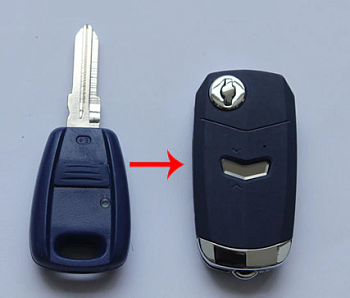Ключ Фиат Пунто выкидной корпус под переделку