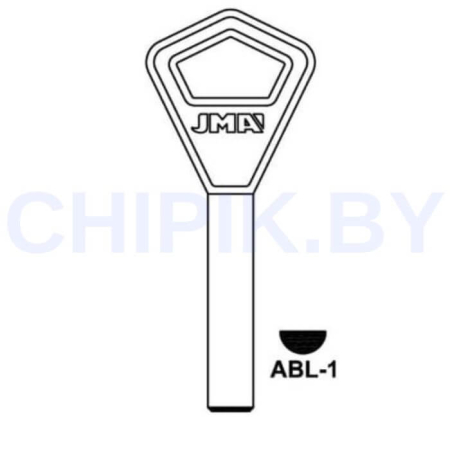 Заготовка ключа ABL-1 AY1 AB1 АБЛ Европа