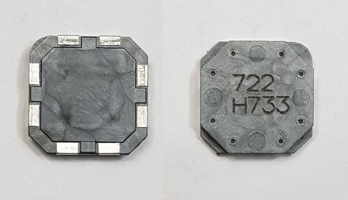 Катушка значение индуктивности индуктора/антенны равно X 7,2 мм Y 7,2 мм Z 10,6 мм